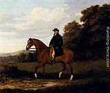 Famous Gentleman Paintings - A Gentleman And His Bay Hack